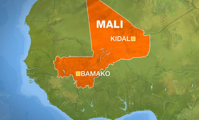 Mali Kidal Bamako map