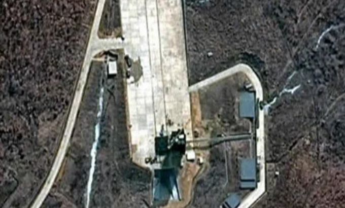 North Korean rocket launch site