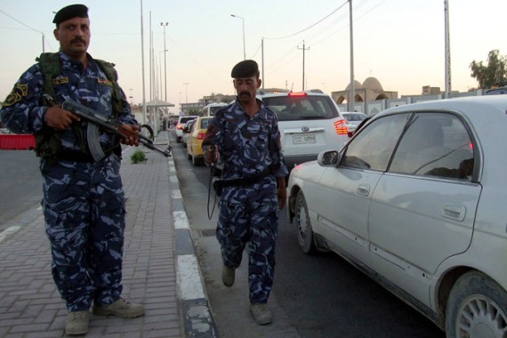 iraq security check point