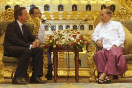 UK's Cameron willing to lift Myanmar sanctions
