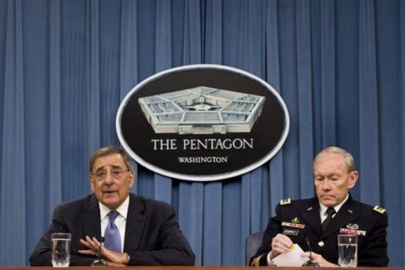 US Secretary of Defense Leon Panetta holds press conference