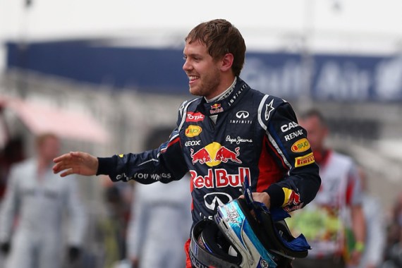 Sebastian Vettel of Germany