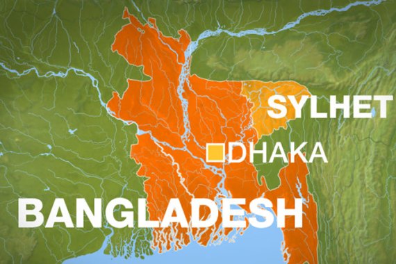 Bangladesh Sylhet MAP