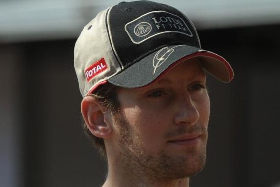 Lotus F1 Team''s French driver Romain Gro