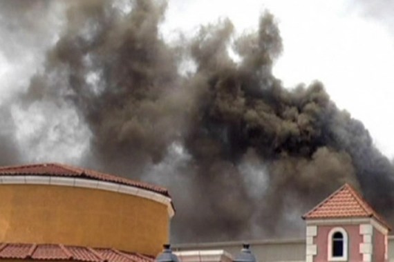 Qatar shopping mall set ablaze