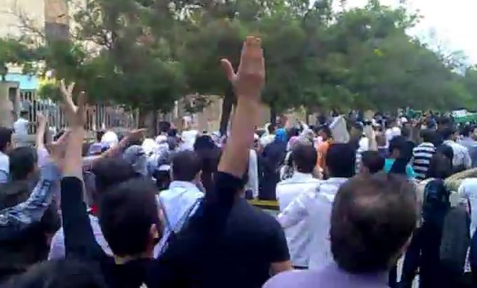 aleppo university protest syria youtube grab
