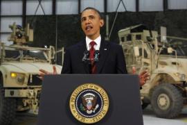 U.S. President Barack Obama Visits Bagram Air Base in Kabul