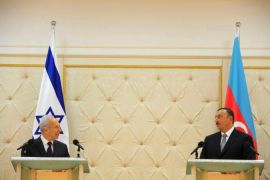 Israeli President Peres Visits Azerbaijan