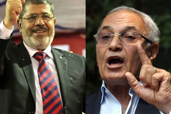 Shafiq and Morsi