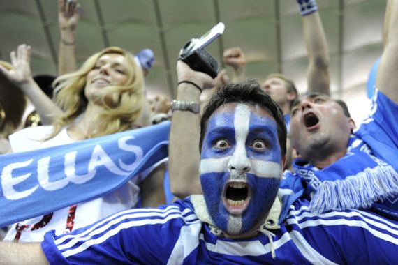 Greeks celebrate Eurocup triumph