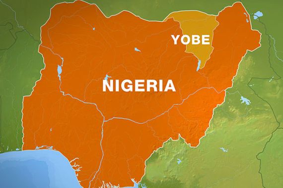 Nigeria map yobe state