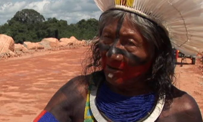 Brazil tribes protest hydroelectric dam project