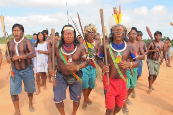 Members of the Xikrin tribe