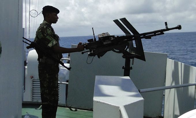 The Seychelles coastguard stands vigilant, keep watch for pirates [Nazanine Moshiri/Al Jazeera]