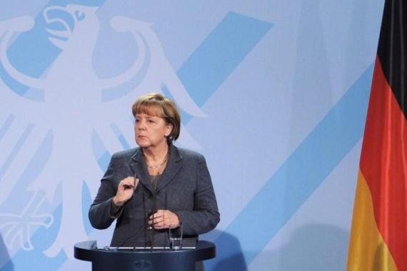Merkel press conference on eurozone crisis