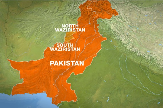 North Waziristan map