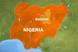 Bauchi map, Nigeria