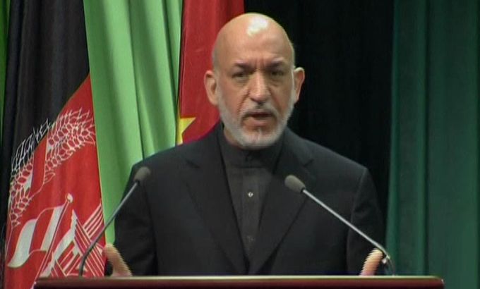 Karzai at Shanghai Cooperation Summit