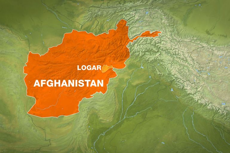 Afghanistan Logar map