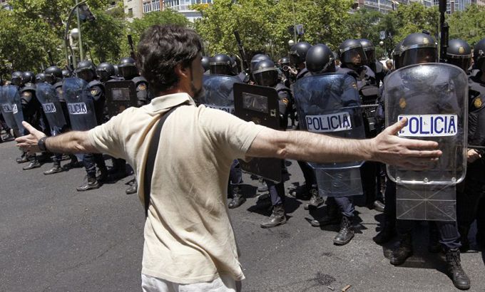 SPAIN - MINING - STRIKE - JOBS - PROTEST