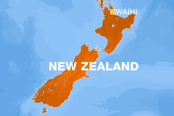 New Zealand Map waihi north island