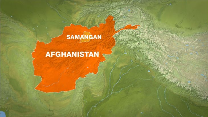 Samangan Afghanistan map