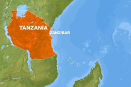 Zanzibar Tanzania map