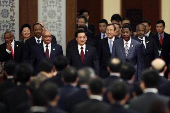 China''s President Hu, South Africa''s President Zuma, Benin''s President Boni Yayi and others arrive for the FOCAC in Beijing