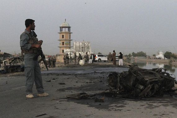 Blast outside Kandahar university