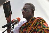 Ghana's President John Atta Mills died in office on July 24, and was succeeded by his vice-president [EPA]