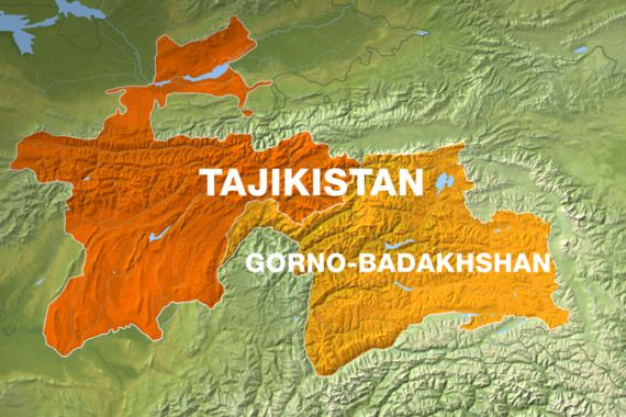Gorno-Badakhshan tajikistan map