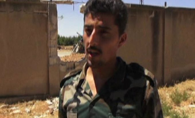 Syrian soldier defected pkg