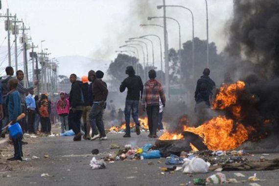 Protests Cape Town