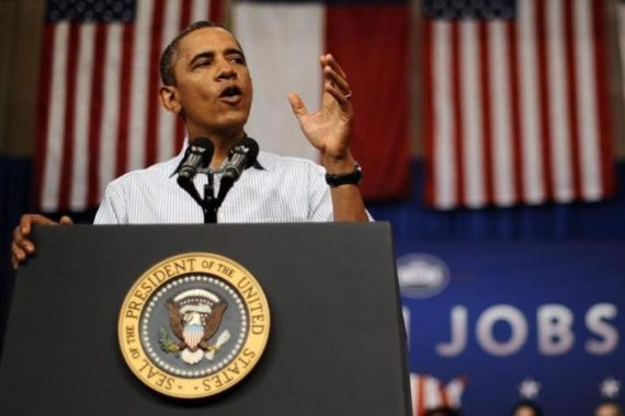 US President Barack Obama speaks at the