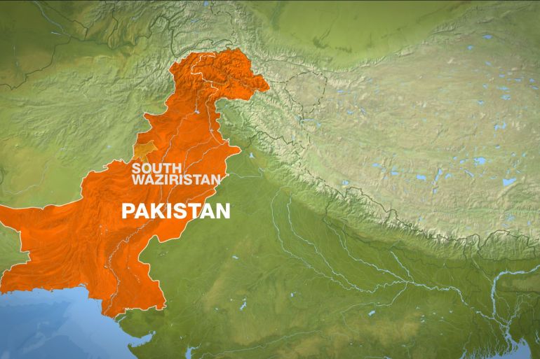 South Waziristan map