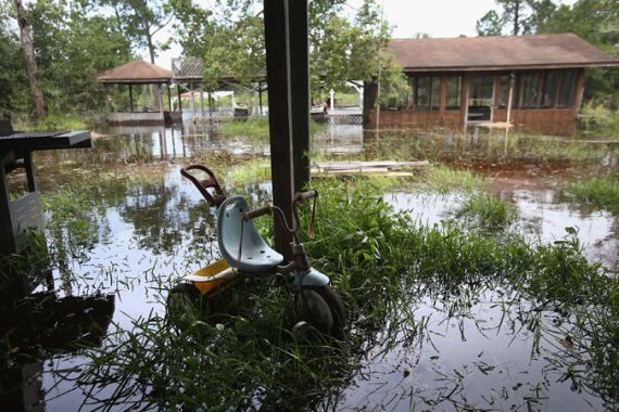 Hurricane Isaac hits Louisiana