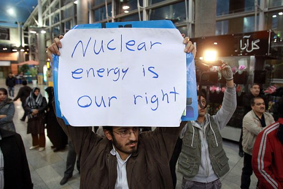 Iran nuclear protest