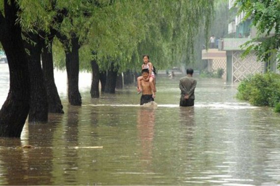North Korea floods
