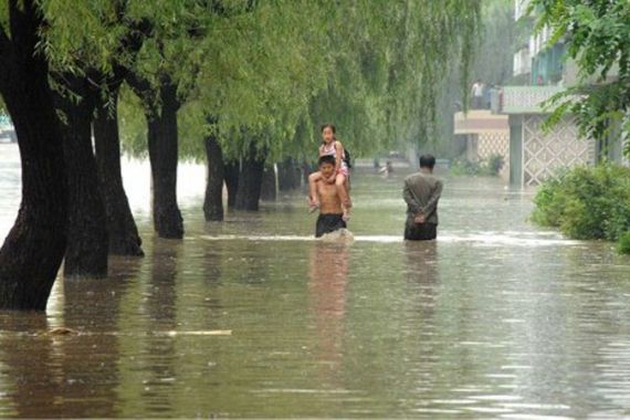 North Korea floods