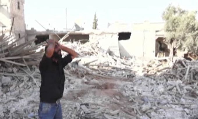 Bombing in Idlib