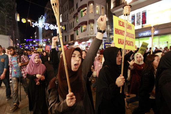 Anti-Islam protests in Turkey
