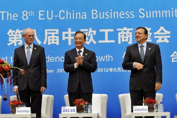 Chinese premier urges EU to drop arms embargo