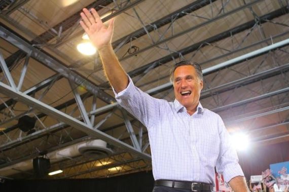 Mitt Romney Attends 2 Campaign Events In Miami