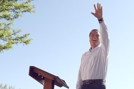 Mitt Romney Campaigns In Colorado