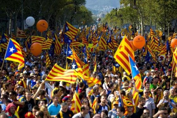 Protests On Catalonia''s National Day
