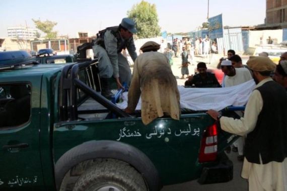 At least 13 persons including 3 NATO soldiers killed in suicide bombing in Khost