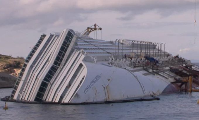 Costa Concordia wreckage