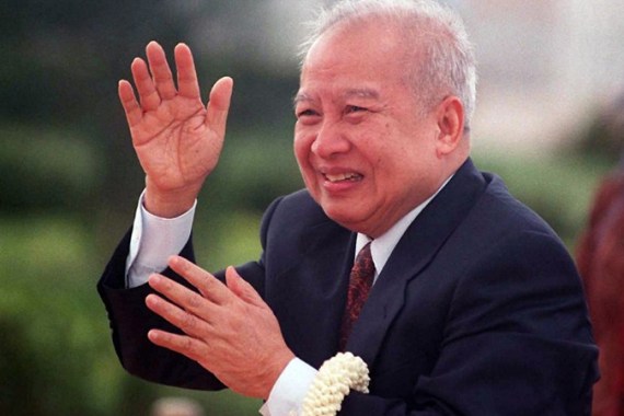 Cambodian former king dies