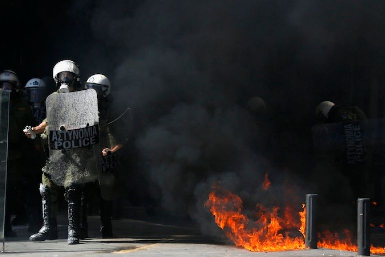 Athens clashes