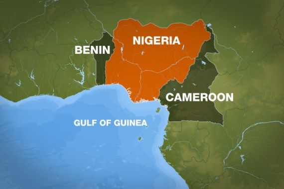 map gulf of guinea